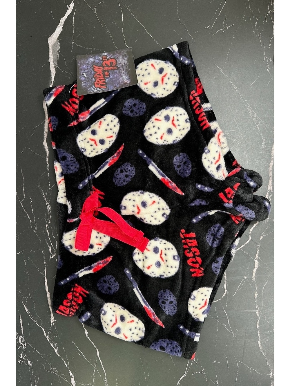 Friday the 13th Women’s Fleece Sleep Shorts Size Large